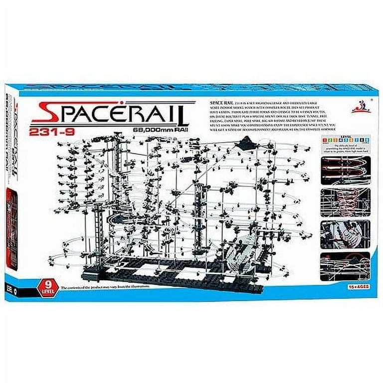 Spacerail Level 9 Marble Roller Coaster Set Walmart
