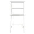 thumbnail image 1 of Spacesaver 100% Solid Wood Over The Toilet Rack with Shelves - White, 1 of 12