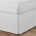 thumbnail image 1 of Spacesaver White Tailored Cotton Bed Skirt, Twin, 1 of 10