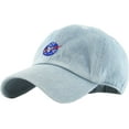 thumbnail image 1 of Spaceship Denim Dad Hat Baseball Cap Polo Style Adjustable NASA Galaxy Alien UFO Face ET E.T. Saucer Rocket Planets Earth Mars Moon, 1 of 4