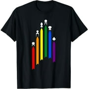 Spaceship LGBT Flag Gay Pride Month Transgender Rainbow T-Shirt