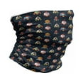 thumbnail image 1 of Spaceship Neck Gaiter, Cartoon Style Space, Unisex, Multicolor, by Ambesonne, 1 of 3