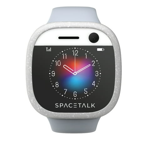 Spacetalk Adventurer 4G Kids Smart Watch Phone and GPS Tracker with Bonus JumpySIM Card (Cloud Gray)