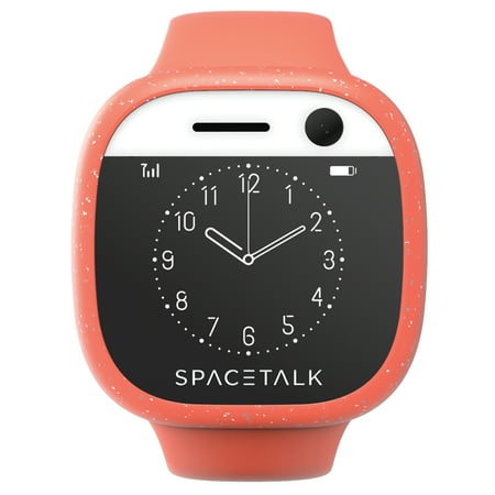 Spacetalk Adventurer 4G Kids Smart Watch Phone and GPS Tracker with Bonus JumpySIM Card (Coral)