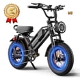 thumbnail image 1 of Spacewalk 16" Fat Tire Electric Bike, 750W Motor, 21.7 MPH, 48V 15Ah Removable Battery, Compact E-Bike for Teens & Adults, Dual Suspension, 1 of 8