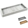 thumbnail image 1 of Spacewiser Countertop Vanity Tray Marble Silicone Bath Accessories Set, Marble Design, 1 of 7