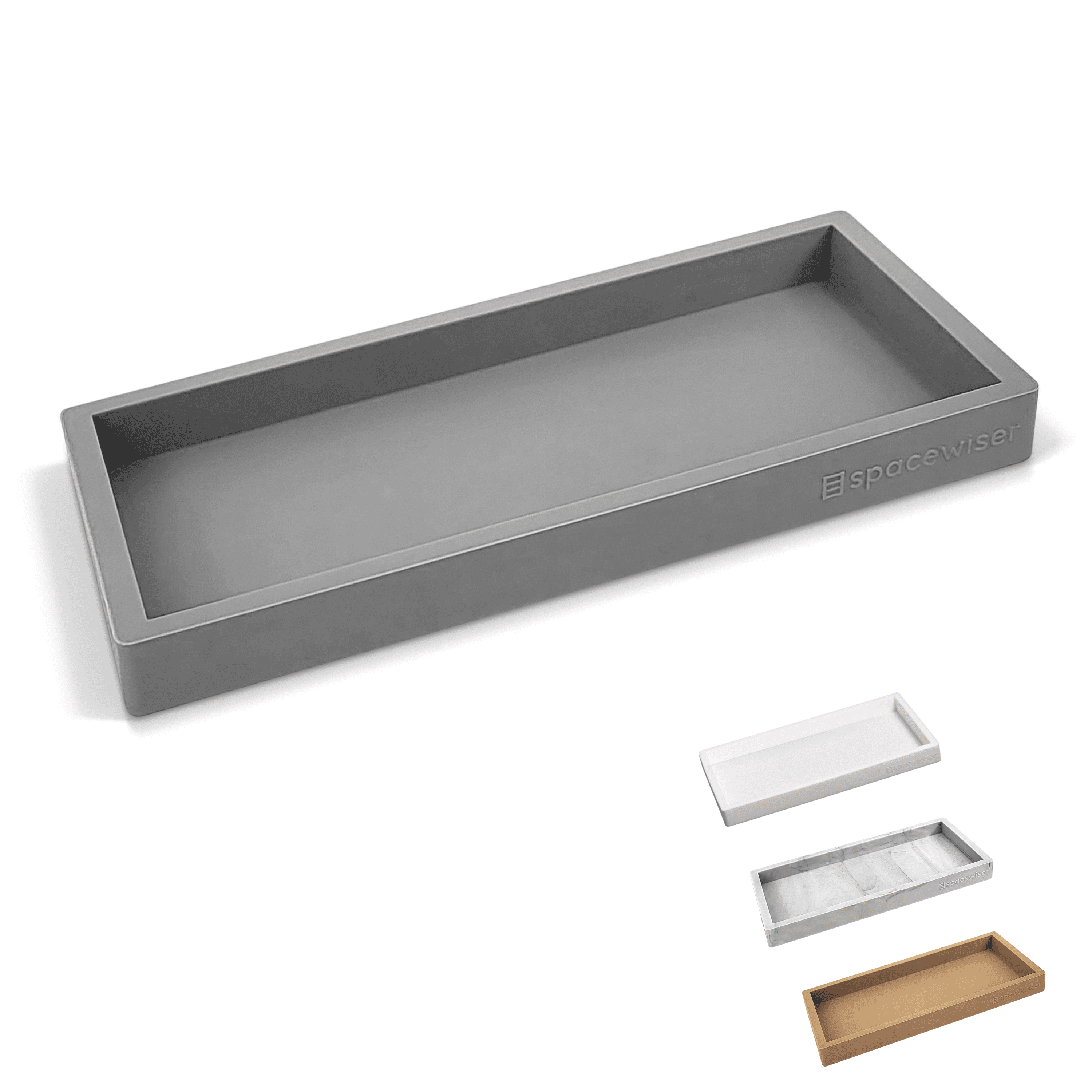 Spacewiser Countertop and Vanity Tray Small 7.7" Silicone Soap