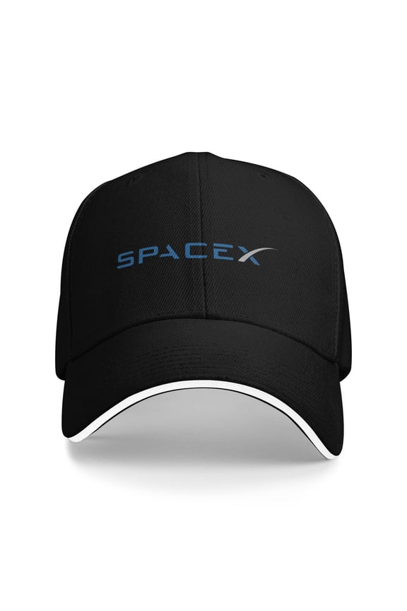 Spacex Men Women Sandwich Cap Classic Baseball Capunisex Adjustable Casquette Dad Hat