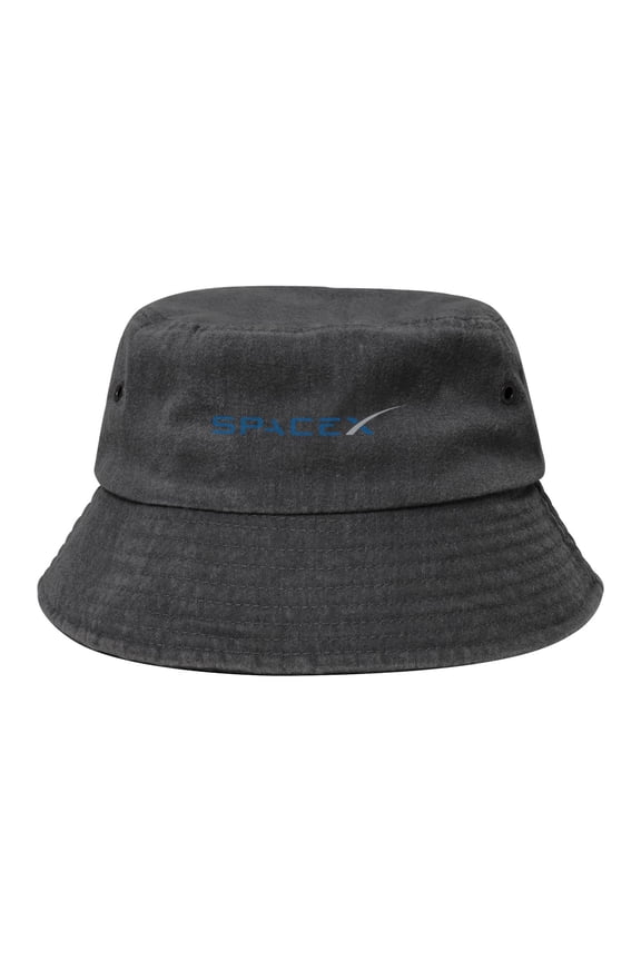 Spacex Washed Bucket Hat For Men Women Denim Bucket Hat Sun Hat Cowboy Fishing Beach Hat