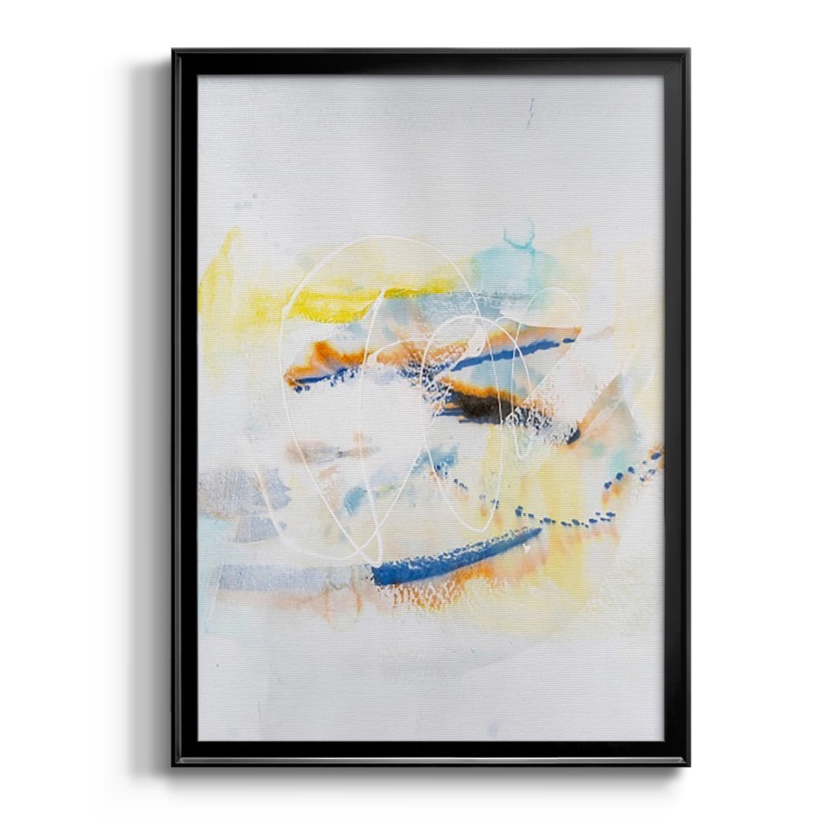 Spacial I Premium Framed Print, in Gold, Black, or Silver - Ready to Hang