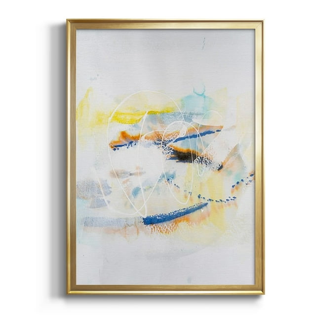 Spacial I Premium Framed Print, in Gold, Black, or Silver - Ready to Hang