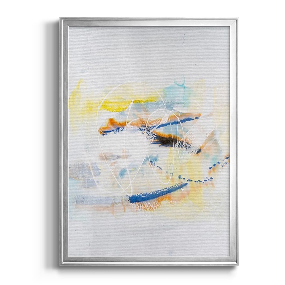 Spacial I Premium Framed Print, in Gold, Black, or Silver - Ready to Hang