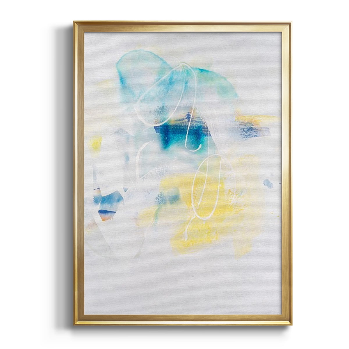 Spacial II Premium Framed Print, in Gold, Black, or Silver - Ready to Hang