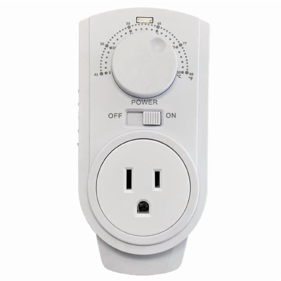 Spacio Innovations TH-926T Wexstar Plug in Thermostat for Portable Heaters & Air Conditioners