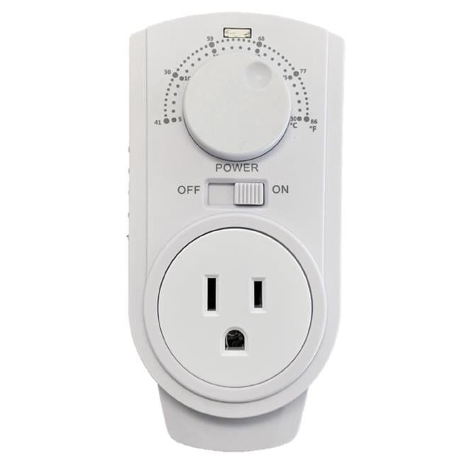 Spacio Innovations TH-926T Wexstar Plug in Thermostat for Portable Heaters & Air Conditioners