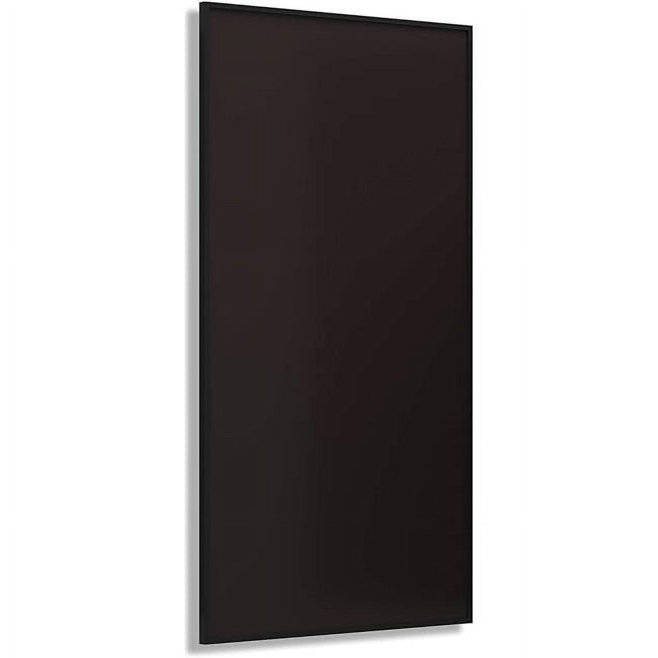 Slim Black Infrared Electric Panel Heater, 800 Watt