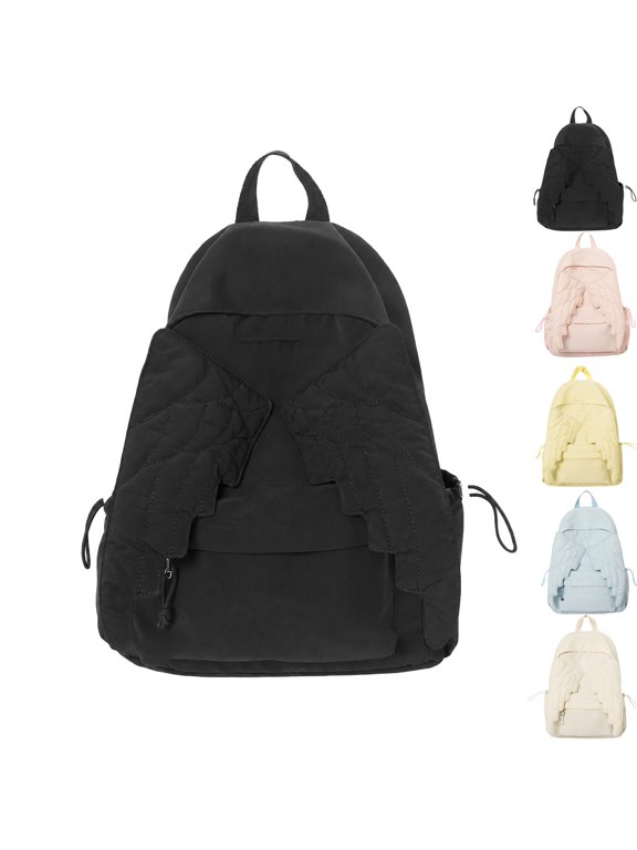 Spacious Angel Wings Backpack, Angel Wing Backpack, Cute Backpack with Wings