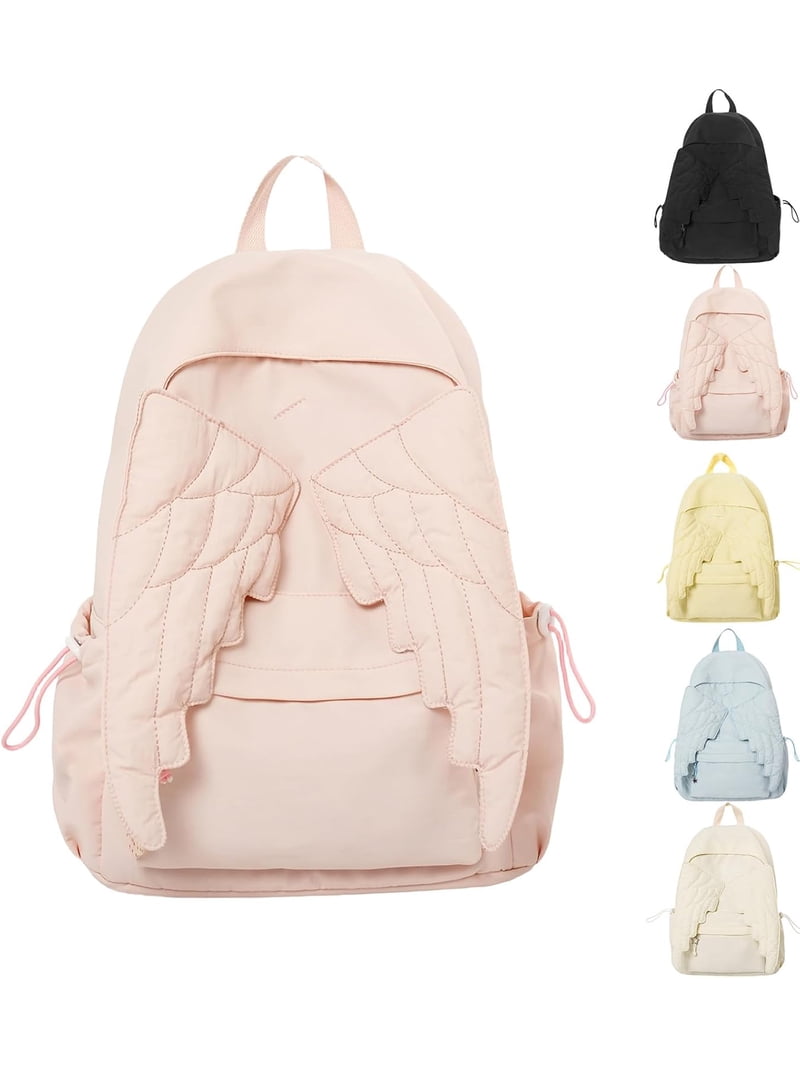 Spacious Angel Wings Backpack, Angel Wing Backpack, Ivory Backpack