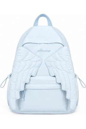 Spacious Angel Wings Backpack Lightweight Nylon Travel Daypack,Spacious Angel Wings Backpack With Lightweight Nylon Roomy Storage And Whimsical Style For Travel And Daily Use (Blue)