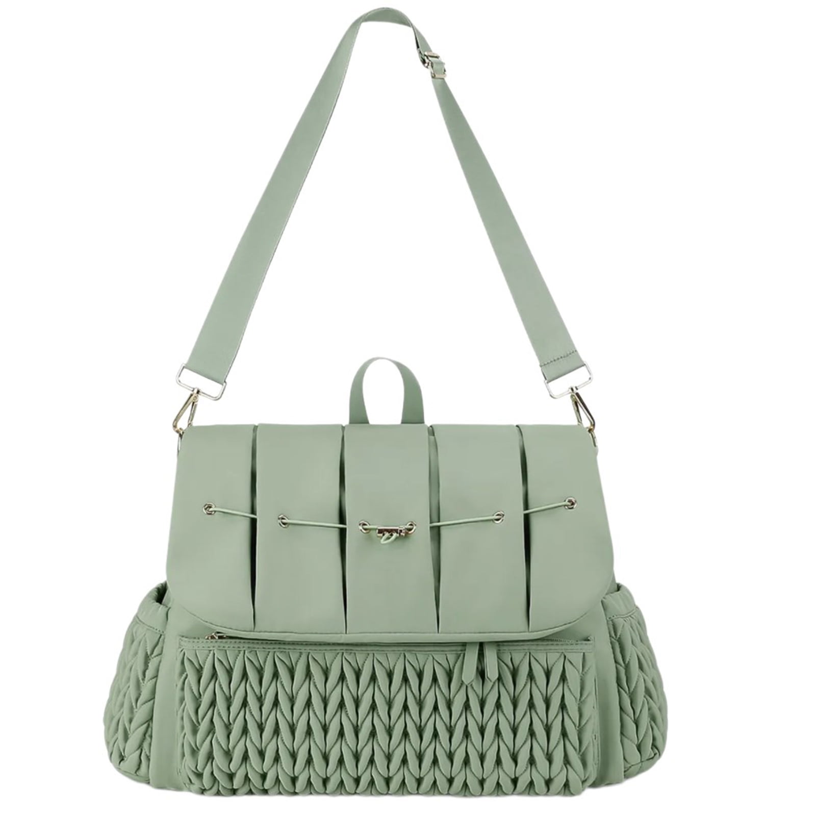 Multifunctional Diaper Bag Backpack with Changing Pad Large Capacity Foldable Travel Nappy Bag Multifunctional Diaper Bag