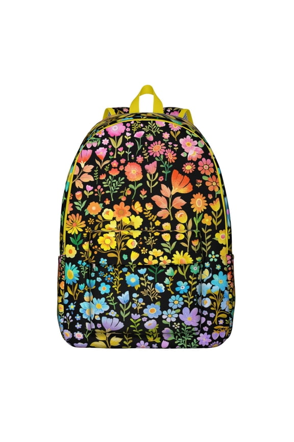 Spacious Bohemian-Style Backpack: Lightweight and Featuring a Front Pocket, Ideal for School, College, Commuting, Holidays; a Wonderful Bohemian Gift for Students and Professionals.