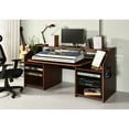 thumbnail image 1 of Spacious Cherry Computer Desk With Earphone Holder And Storage Space Headphone Organization, 1 of 4