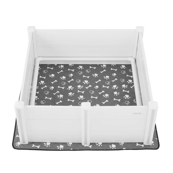 Spacious Dog Whelping Box for Large Breeds 48x48x18.1 Inch with Customizable Door Height