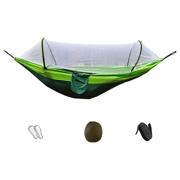 Spacious Extra Large Camping Hammock Comfort Ventilated Screen Mosquitoes Guard