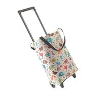 Spacious Foldable Grocery Trolley Bag Large Capacity Shopping Bag with Wheels For Supermarket And Farmers Market