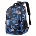 Spacious Large Capacity Camouflage Print Backpack Durable Schoolbag