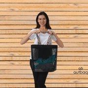 Spacious Mesh Beach Tote Bag - Large, Lightweight, and Durable with Reinforced Handles Rio