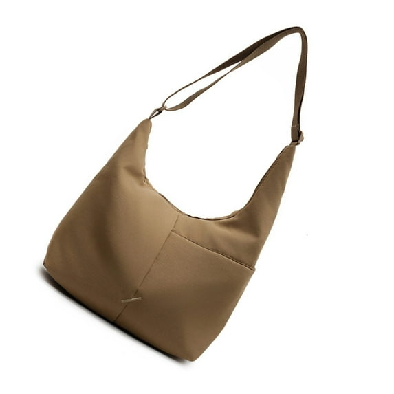 Spacious Nylon Shoulder Messenger Bag for Women and Men Casual Crossbody Bags for Commuting Shopping or Short Trips