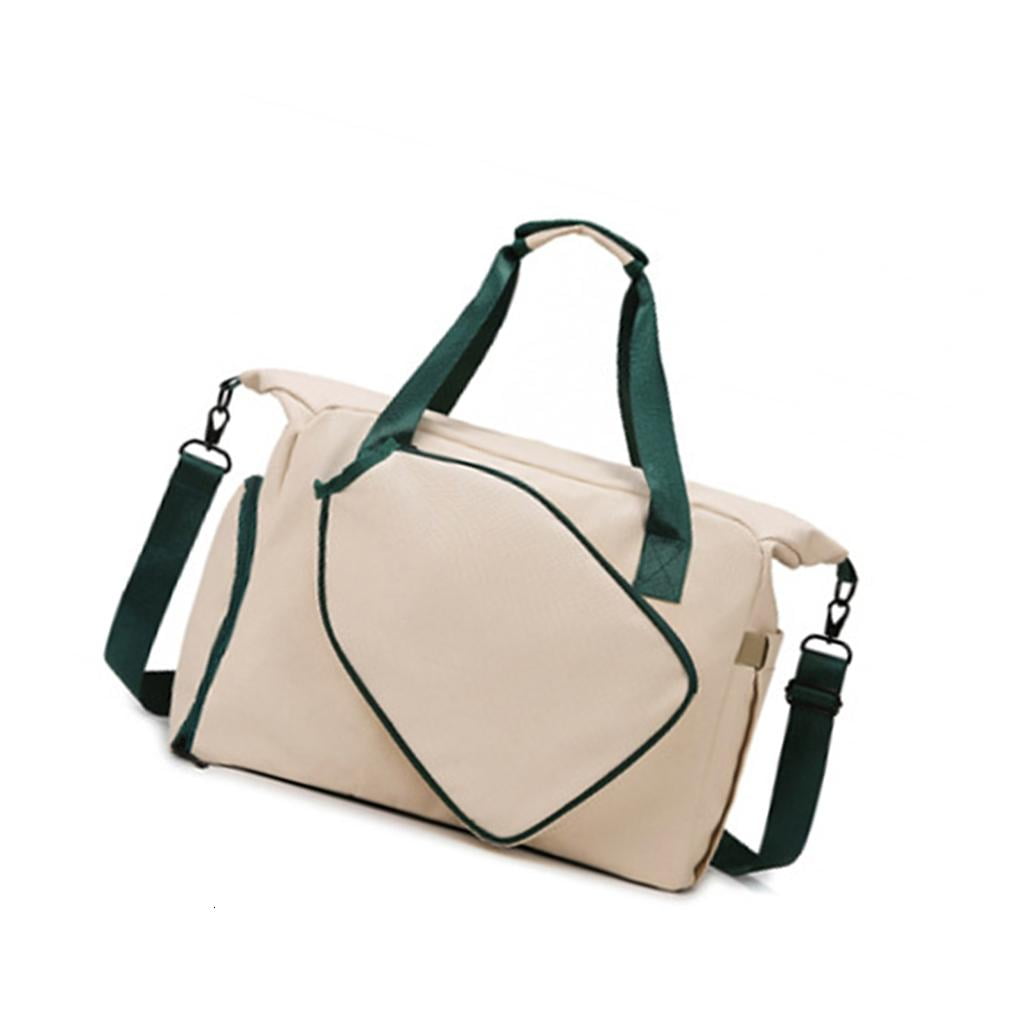 Spacious Oxford Fabric Sports Bag With Dedicated Shoe Pocket And Moisture Resistant Design