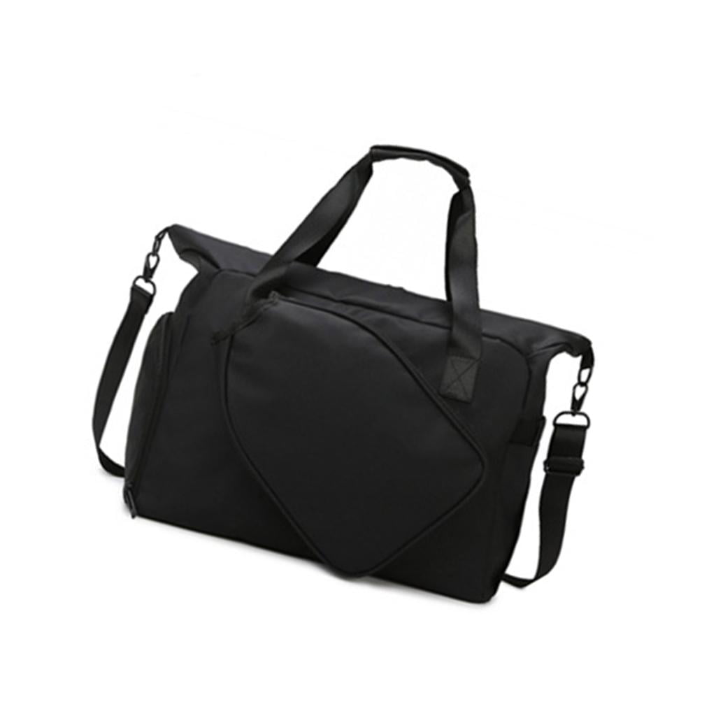 Spacious Oxford Fabric Sports Bag With Dedicated Shoe Pocket And Moisture Resistant Design