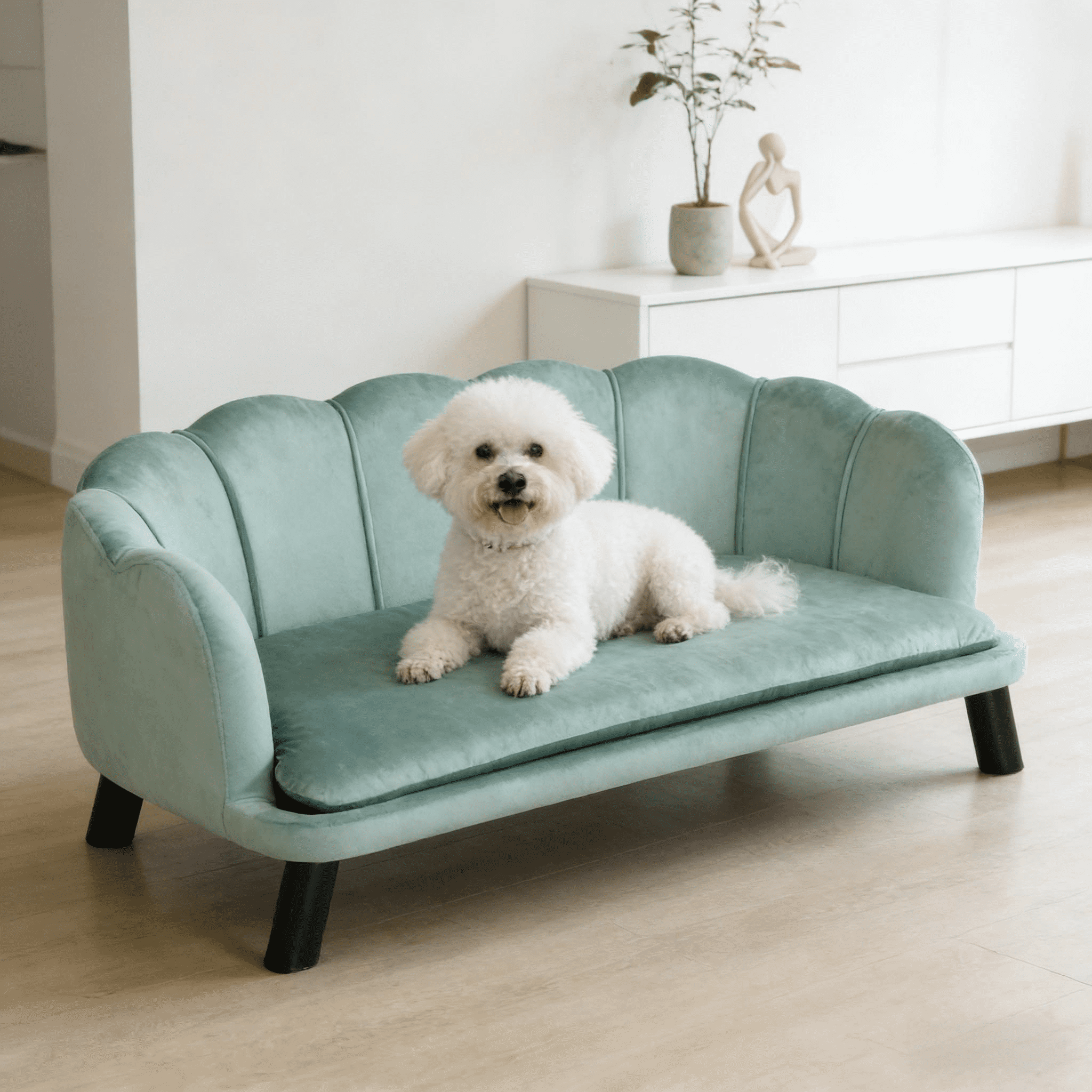 Spacious Pet Bed, Pearl Design Pet Sofa