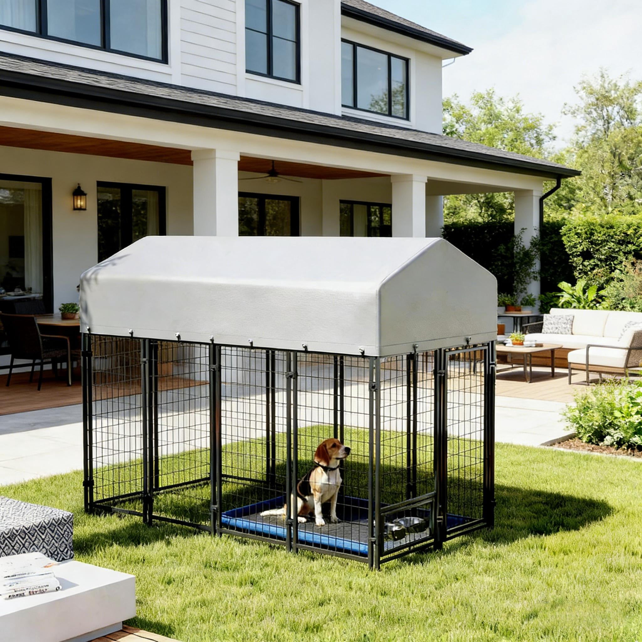 Spacious Pet Kennel Outdoor Pet Kennel