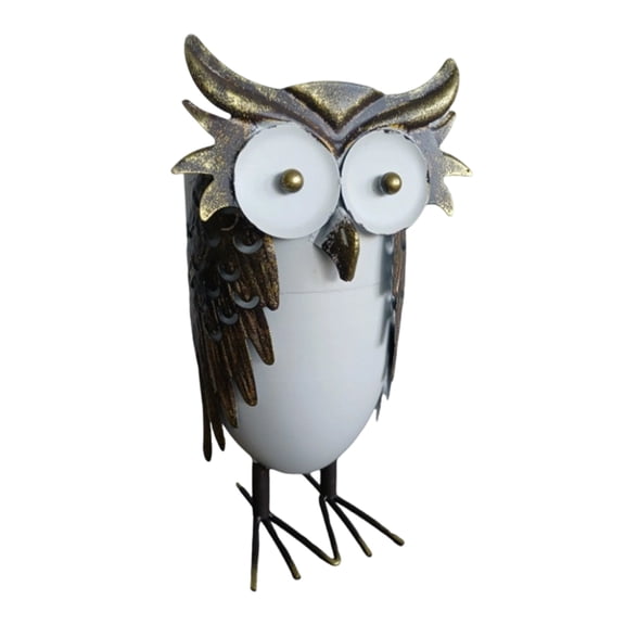 Spacious Room Iron Owl Planter Flower Pots Resistant to Weather and Rusts for Long Lastingly Garden Decoration Outdoor