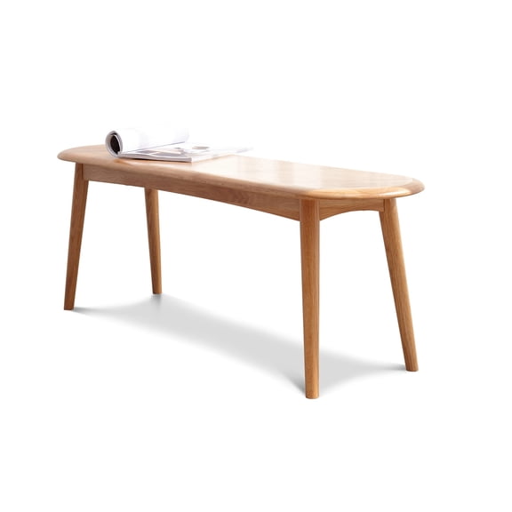 Spacious Seating Surface Oak Bench - Kitchen Dining Area, Ample Room for Dining