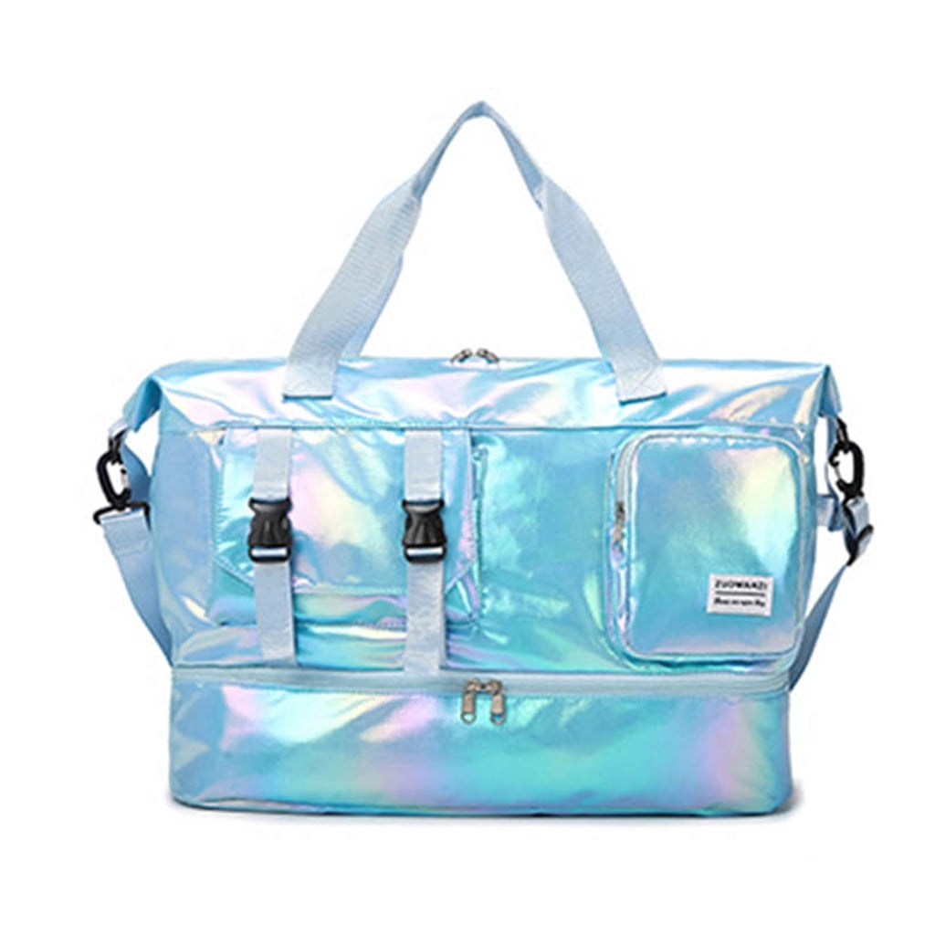 Spacious Sports Travel Bags With Breathable Shoe Storage Compartment Waterproof Oxford Fabric For Gym Hikers