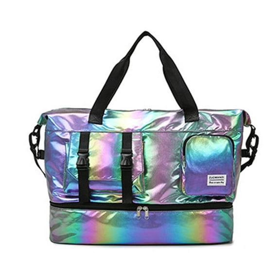 Spacious Sports Travel Bags With Breathable Shoe Storage Compartment Waterproof Oxford Fabric For Gym Hikers