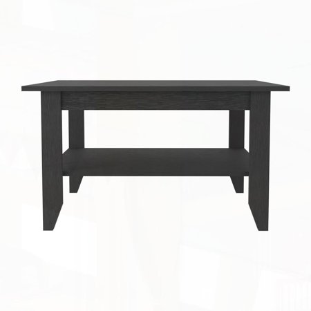 Spacious Storage Coffee Table | Black Wengue Finish, San Jose