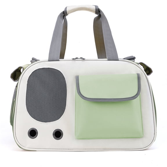 Spacious Storage Pet Carrier Bag with Widening Handle& Mesh Window Small Pet Travel Camping Bag Package Bag