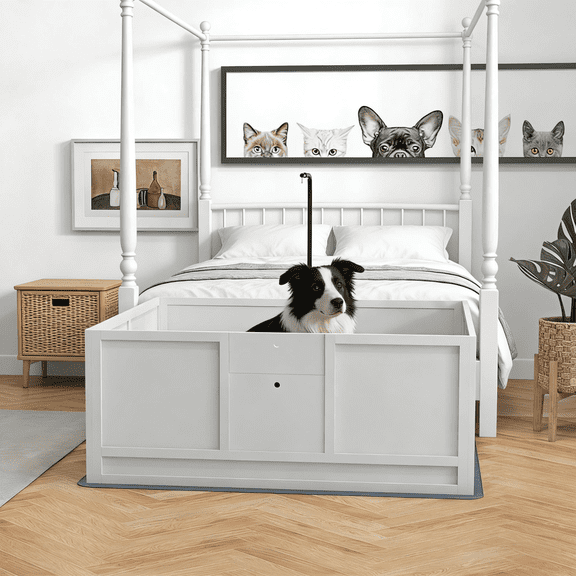 Spacious Whelping Box Dog Box Pet Enclosure