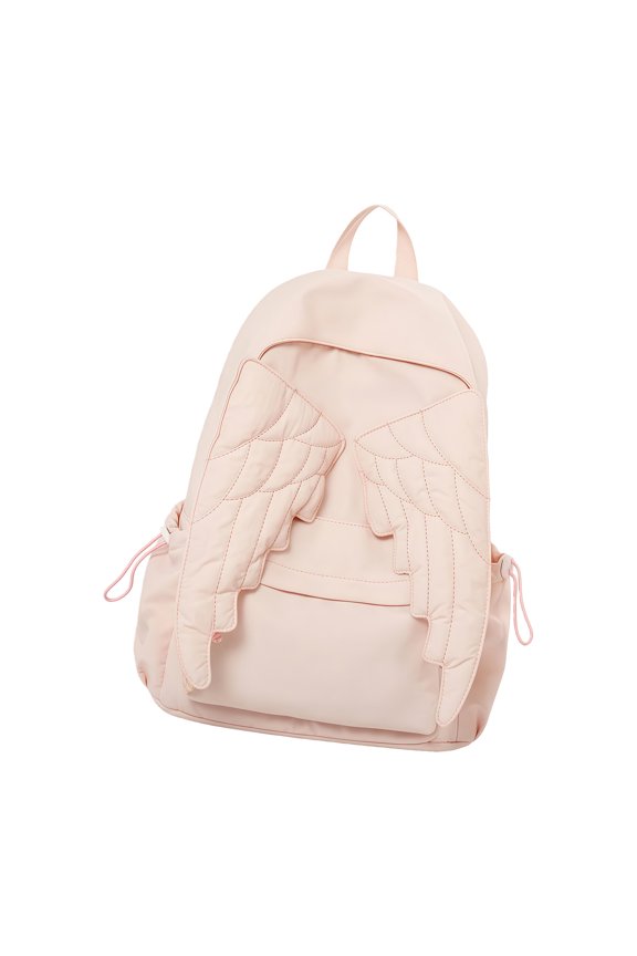 Spacious Wing Themed Daypack Practical Nylon Bag Roomy Interior Ergonomic For Everyday Carry
