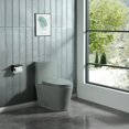 thumbnail image 1 of Spaco 1.1/1.60 GPF Dual-Flush One Piece Toilet, Water-Saving Elongated Comfort Height Floor Mounted, Soft Close 1000 Gram Map Flushing Score Toilet, Light Gray, 1 of 14