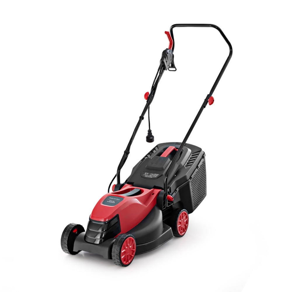 Spaco 10 AMP 13 Inch Electric Corded Lawn Mower with Collection Box-Red, Battery Lawn Mower Cuts Quietly, Compact & Lightweight Lawn Mower Spaco 10 AMP 13 Inch Electric Corded Lawn Mower with Collection Box-Red, Battery Lawn Mower Cuts Quietly, Compact & Lightweight Lawn Mower