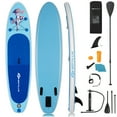 thumbnail image 1 of Spaco 10 Feet Inflatable Stand Up Paddle Board with Adjustable Paddle Pump, Wide Stable Design, Non-Slip Comfort Deck for Youth & Adults, 1 of 10