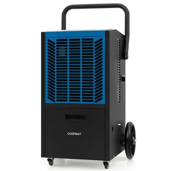 Spaco 140 Pints Commercial Dehumidifier Crawl Space Dehumidifier with Pump and Drain Hose-Blue, Dehumidifier for Basement and Bedroom