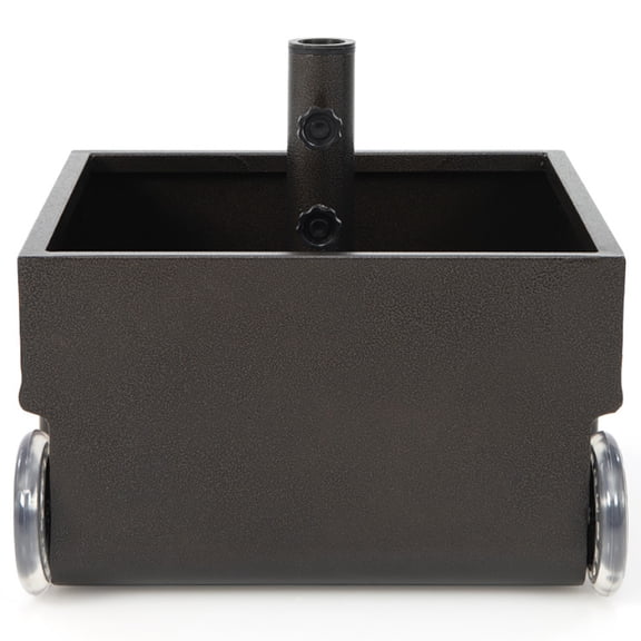 Spaco 150 Pounds Patio Umbrella Base Stand Wheels Planter Outdoor Patio Market Table Umbrella