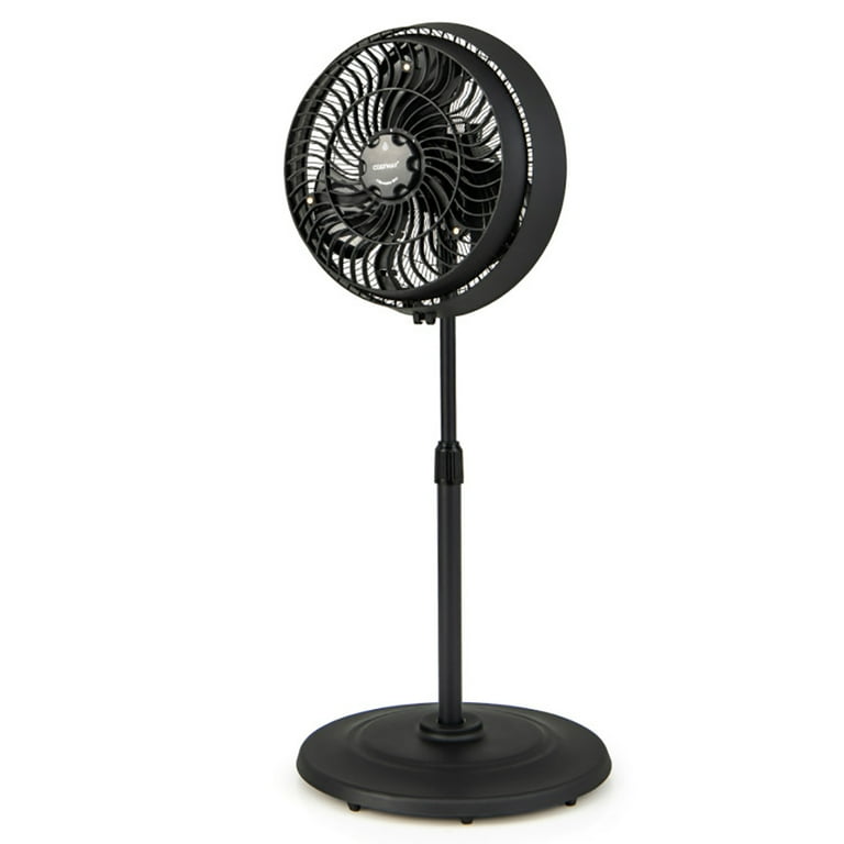 Spaco 16 Inch Outdoor Misting Fan Oscillating Pedestal Fan with